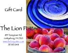 The Lion Potter gift card graphic 